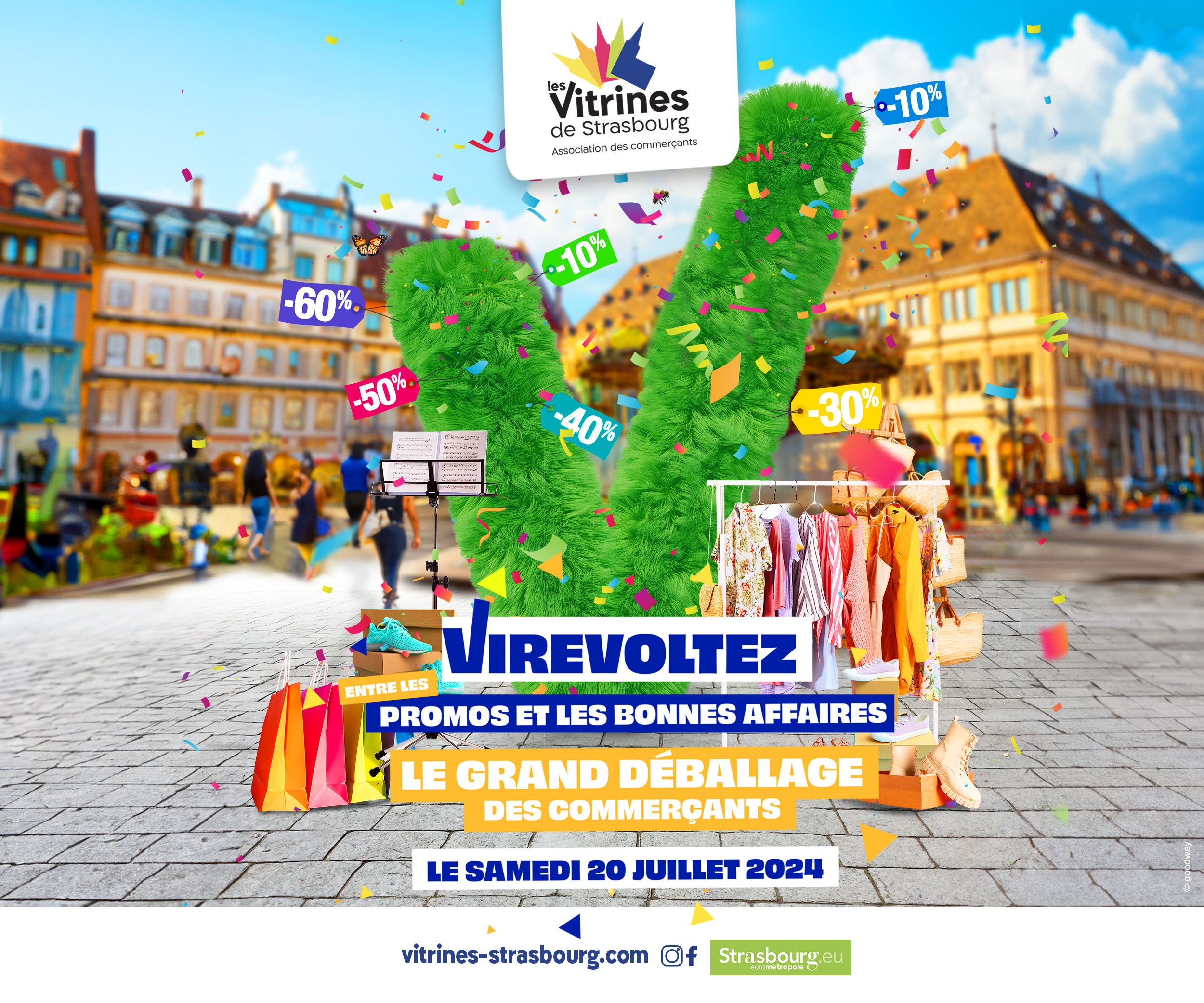 Célébrez le Grand Déballage des Commerçants le 20 juillet !